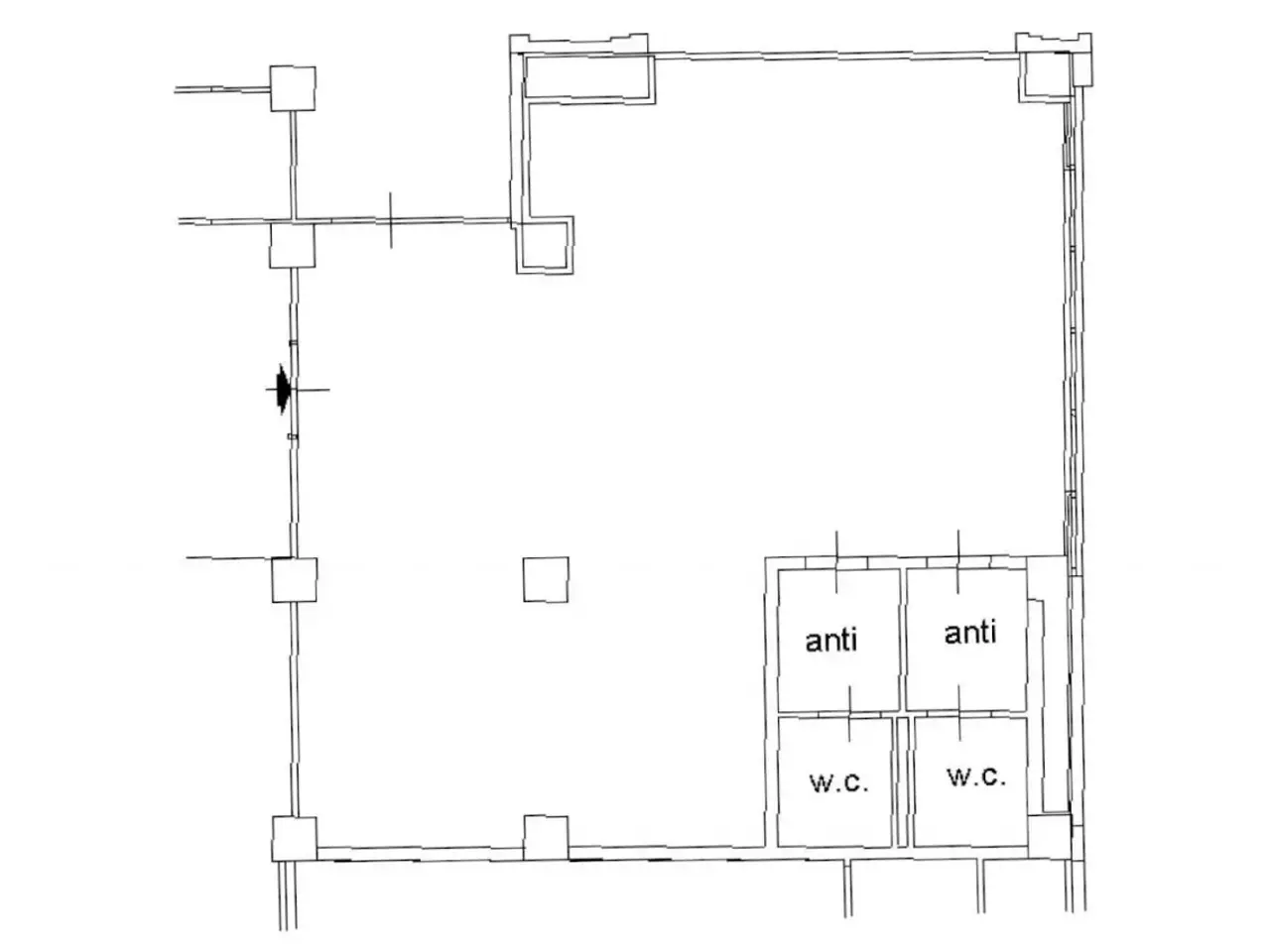 Negozio in Via Italo Svevo, N. 14-16, Trieste, {3} - Planimetria 1
