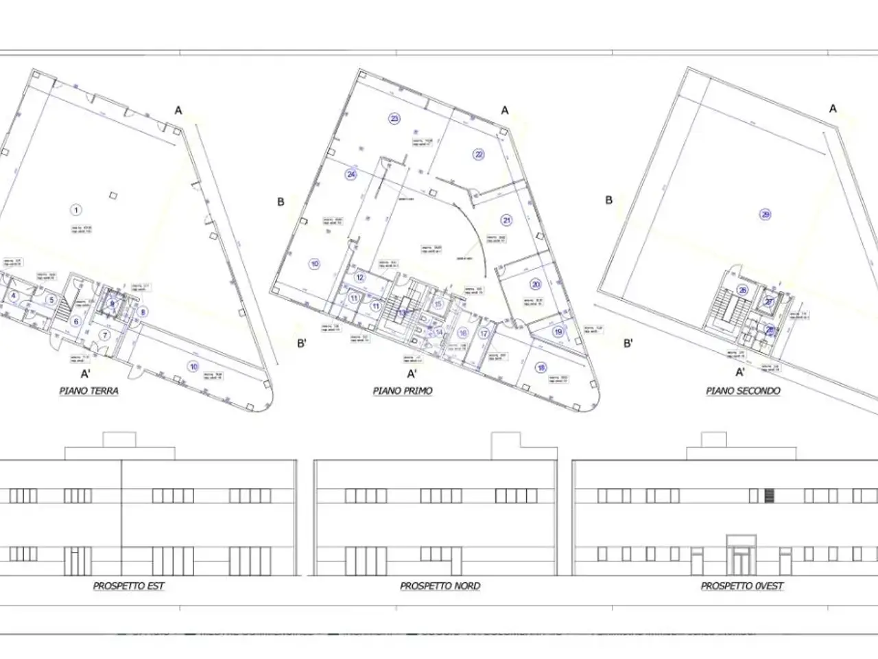 Palazzina commerciale in Via Colombara 3, Venezia, {3} - Planimetria 1
