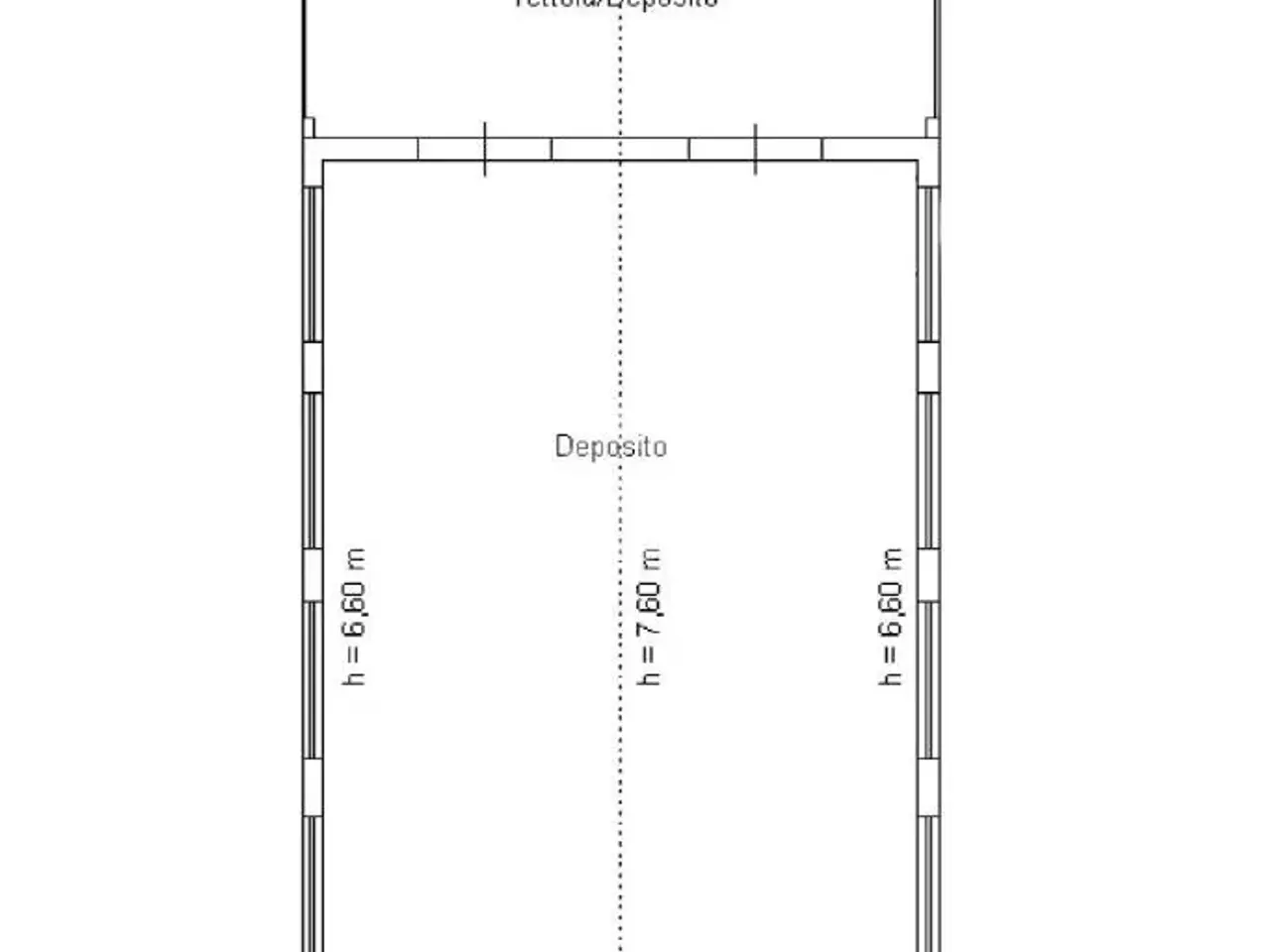 Capannone in Via di Tressanti 6, Foggia, {3} - Planimetria 1