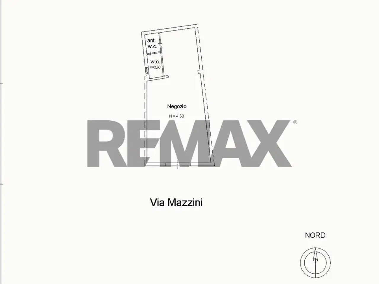 Negozio in Via Giuseppe Mazzini 5/7, Santa Venerina, {3} - Planimetria 1