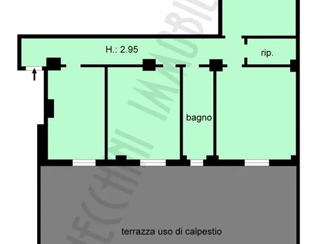 Ufficio in , La Spezia, {3} - Planimetria 1