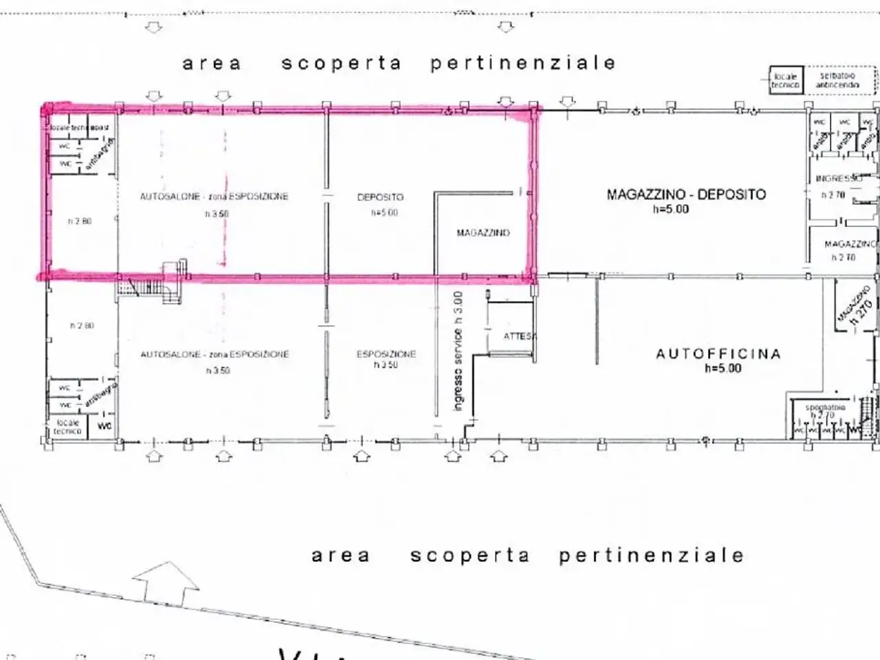 Capannone in Via Enrico Mattei 2, Madignano, {3} - Planimetria 1