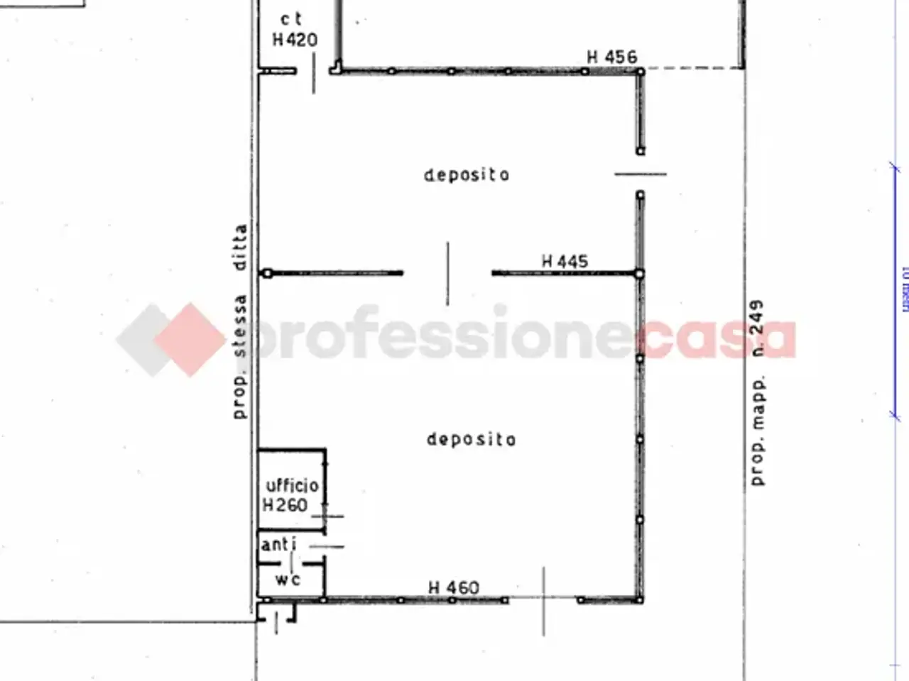 Capannone in Via Filzi  4, Cerea, {3} - Planimetria 1
