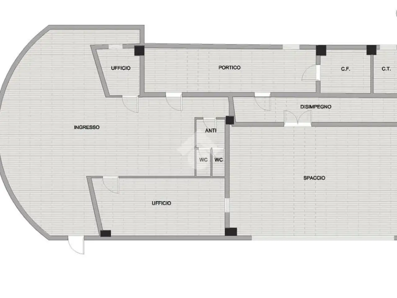 Ufficio in Via Batan 7, San Giorgio Delle Pertiche, {3} - Planimetria 1