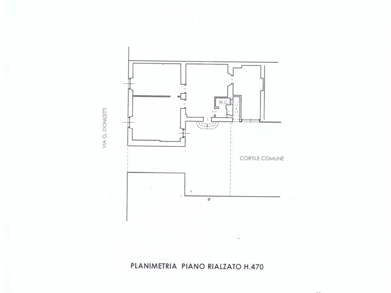 Ufficio condiviso in Via Gaetano Donizetti 36, Milano, {3} - Planimetria 1