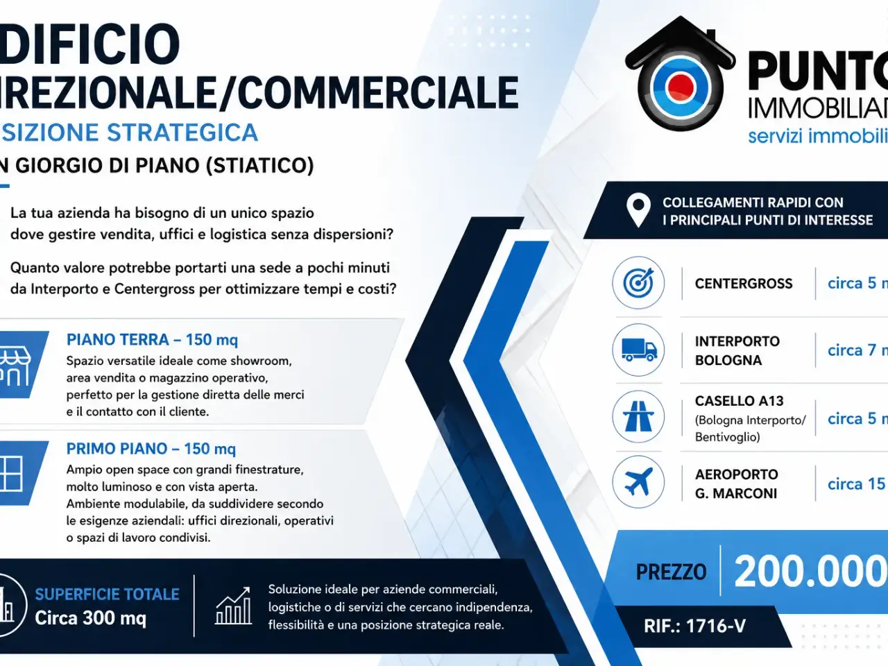 Palazzina commerciale in Via dé Giudei 4, San Giorgio Di Piano, {3} - Foto 1