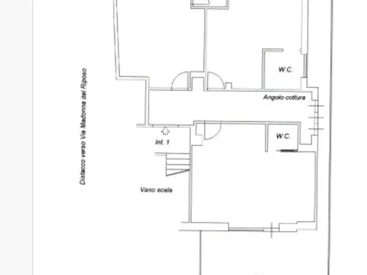 Bed & Breakfast in Via della Madonna del Riposo 36, Roma, {3} - Planimetria 1