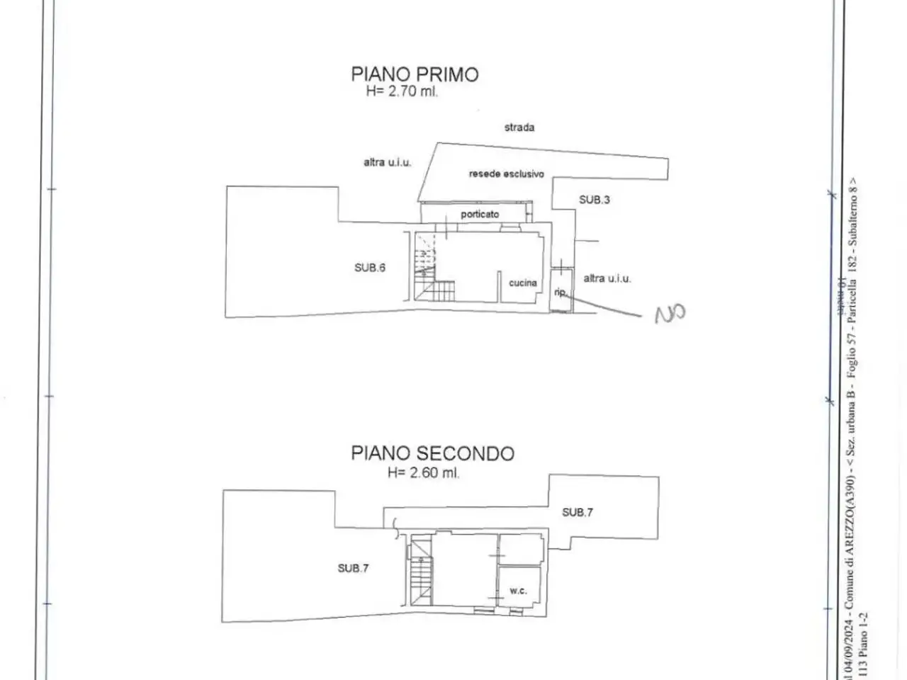 Bilocale in vendita, Località Pieve a Quarto, Arezzo - Planimetria 1