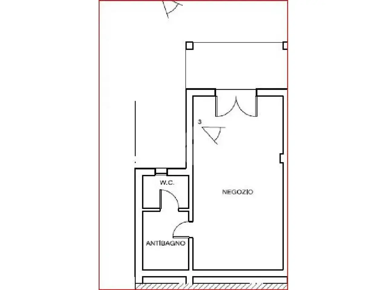 Negozio in Via Capitello, Ponzano Veneto, {3} - Planimetria 1