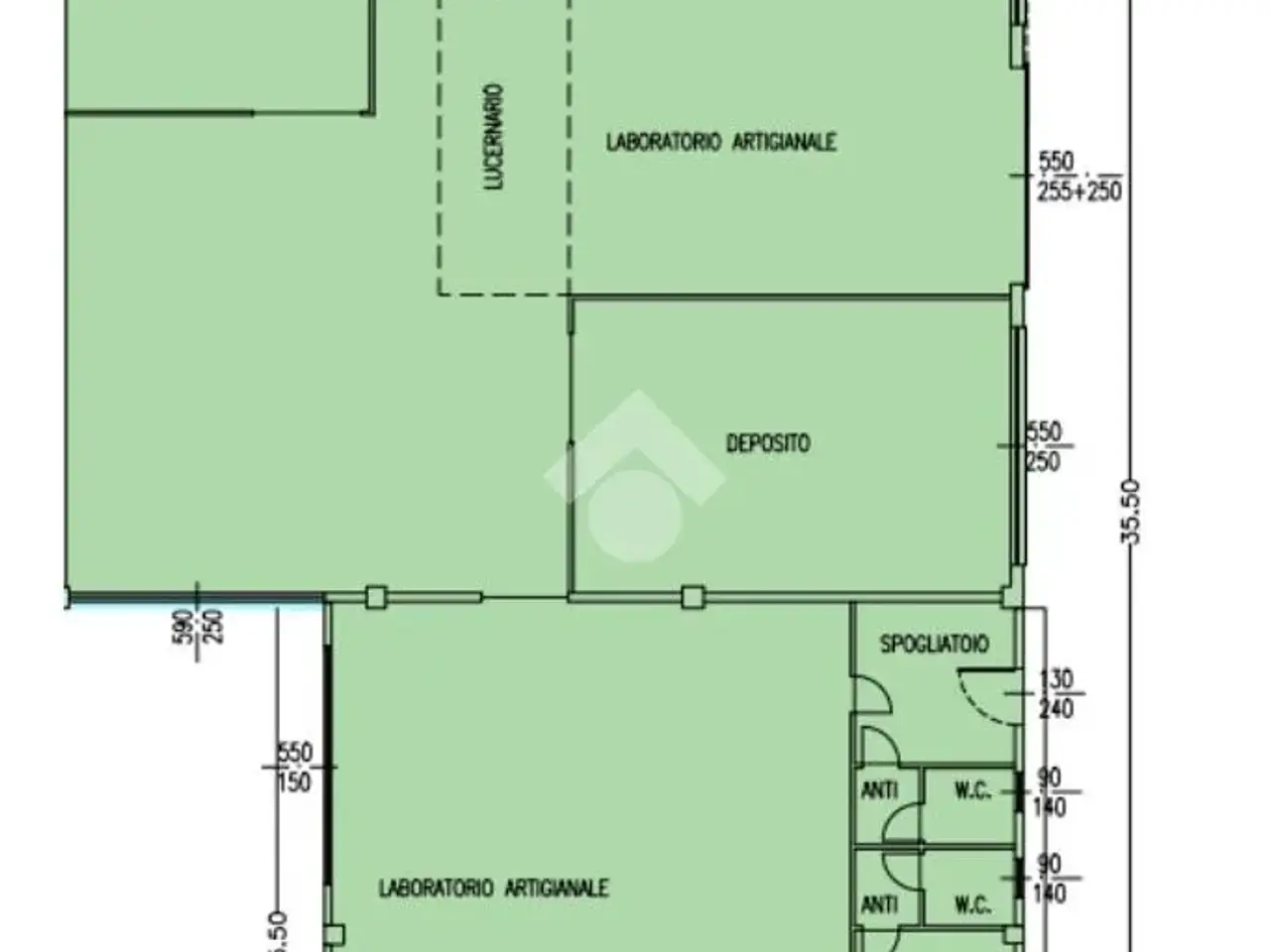 Capannone in Via Risorgimento 134, San Zenone Degli Ezzelini, {3} - Planimetria 1