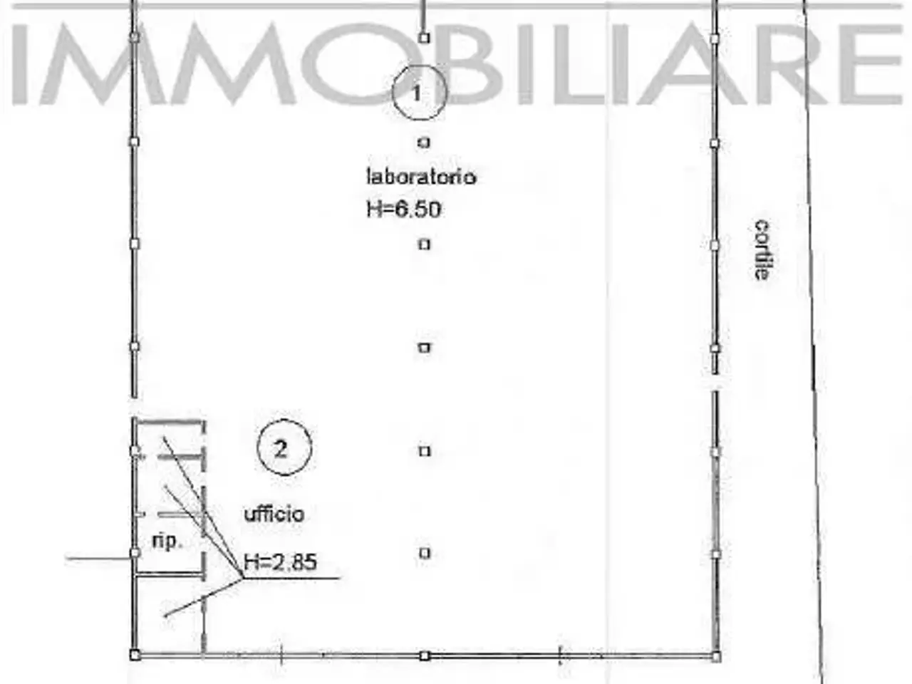 Capannone in Via IV Novembre, Vidigulfo, {3} - Planimetria 1