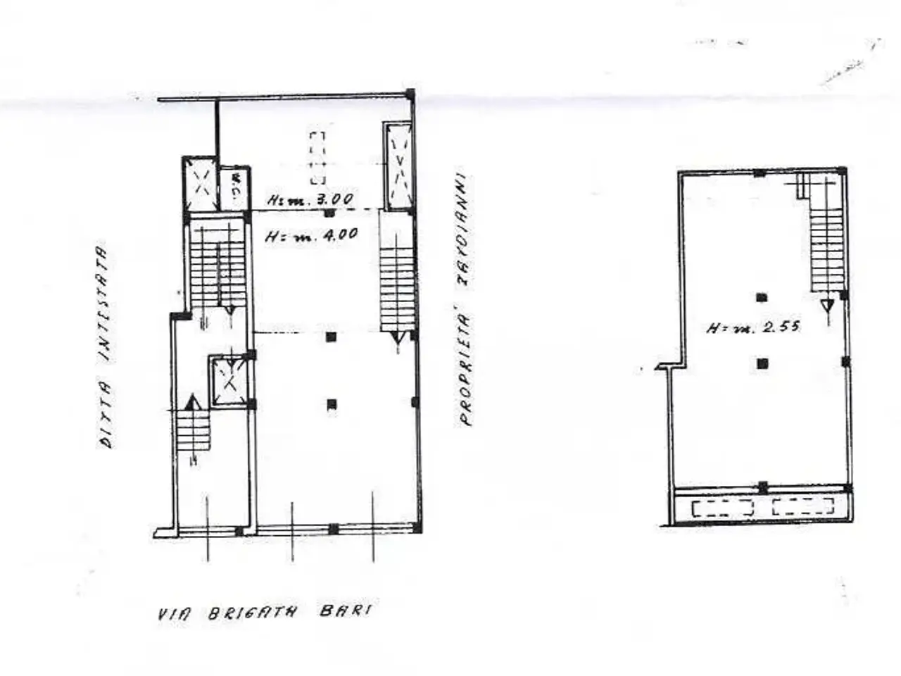 Negozio in Via Brigata Bari 140, Bari, {3} - Planimetria 1