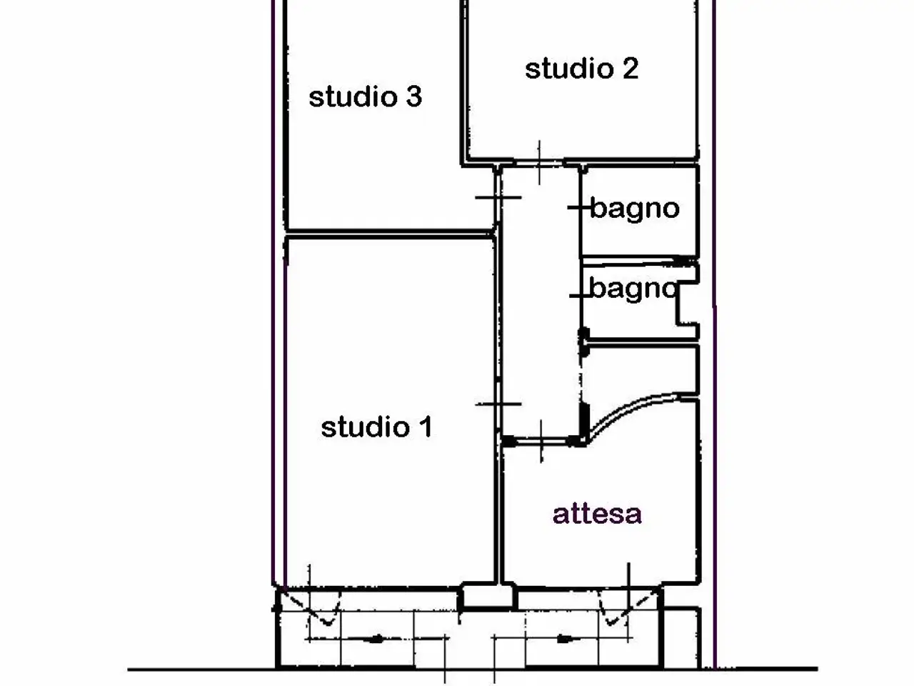 Ufficio in Via Bellini, Rosignano Marittimo, {3} - Planimetria 1