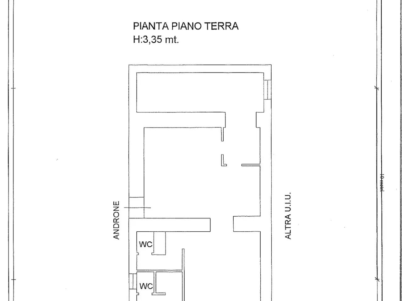 Locale commerciale in Via Santa Maria in Portico 15, Napoli, {3} - Planimetria 1