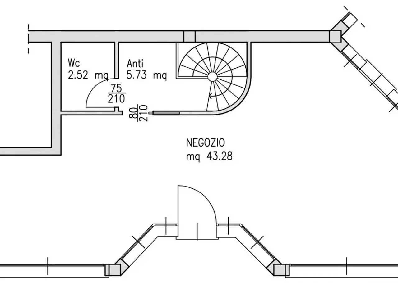 Negozio in Via Roma, Vigodarzere, {3} - Planimetria 1