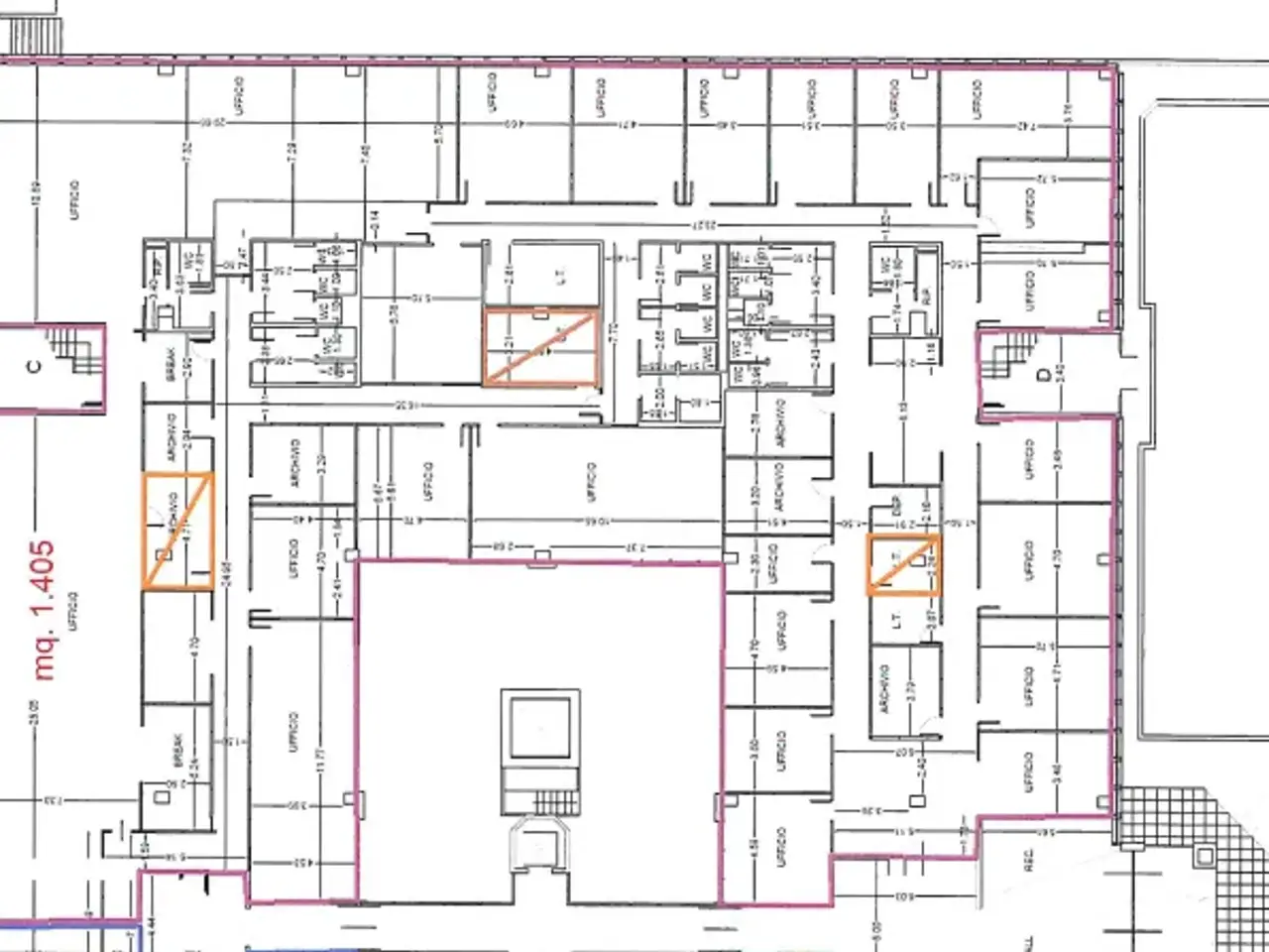 Ufficio in Mogliano Veneto, Mogliano Veneto, {3} - Planimetria 1