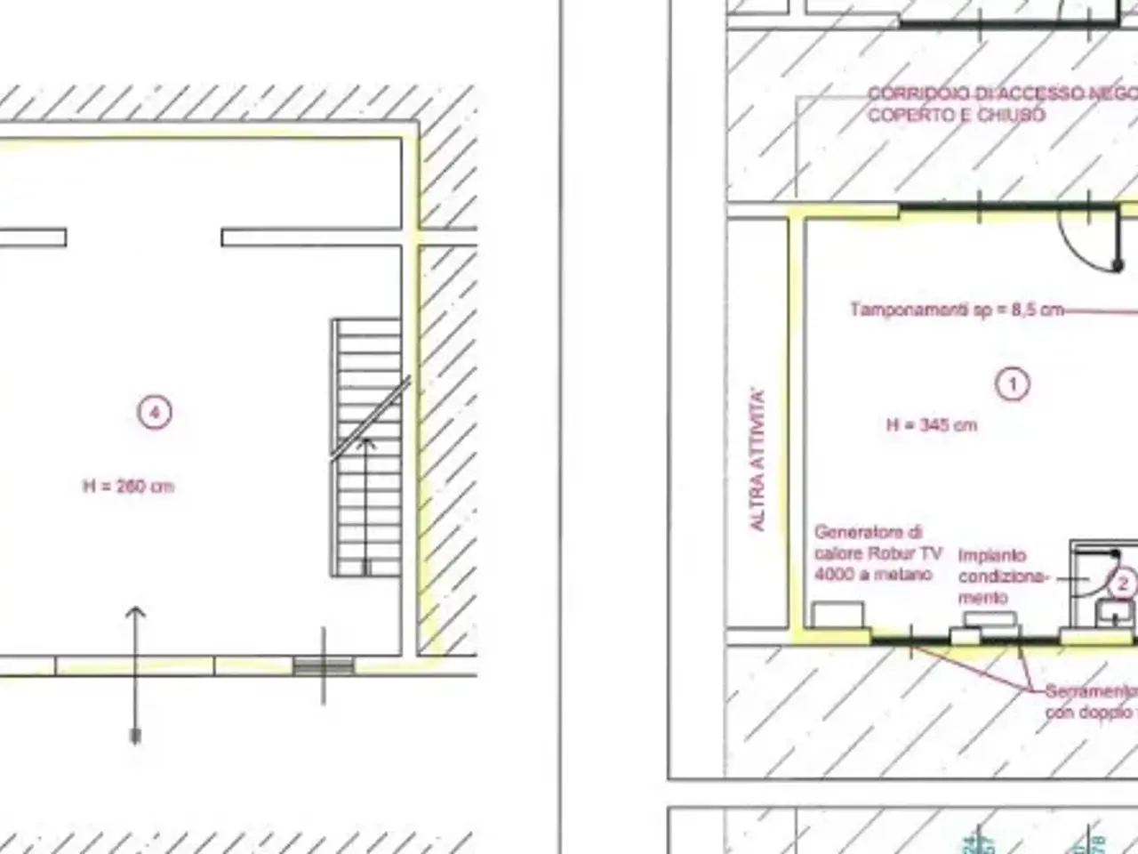 Ufficio in Via Risorgimento 459, Cassina Rizzardi, {3} - Planimetria 1