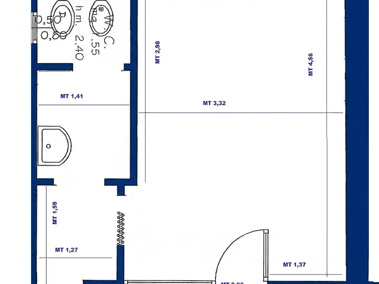 Palazzina commerciale in Via Saragozza 157, Bologna, {3} - Planimetria 1