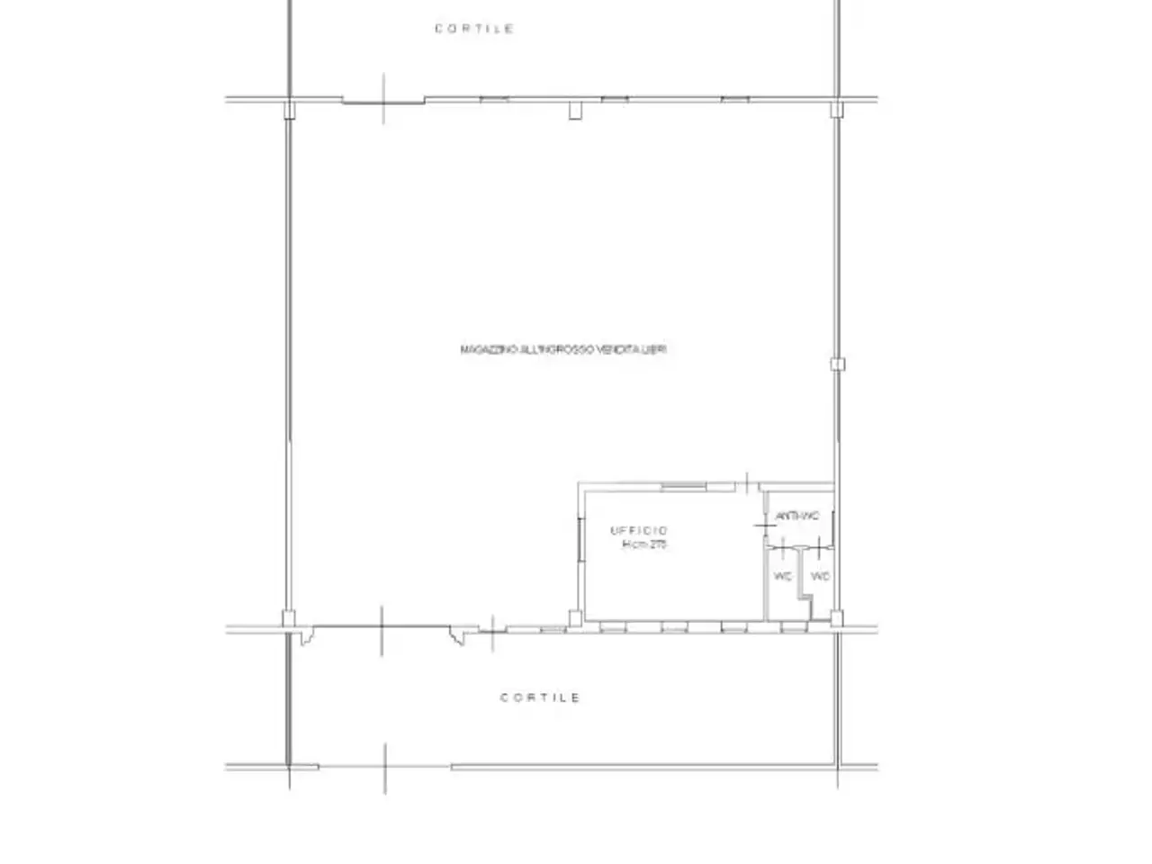 Capannone in Via degli Artigiani 33, Cremosano, {3} - Planimetria 1