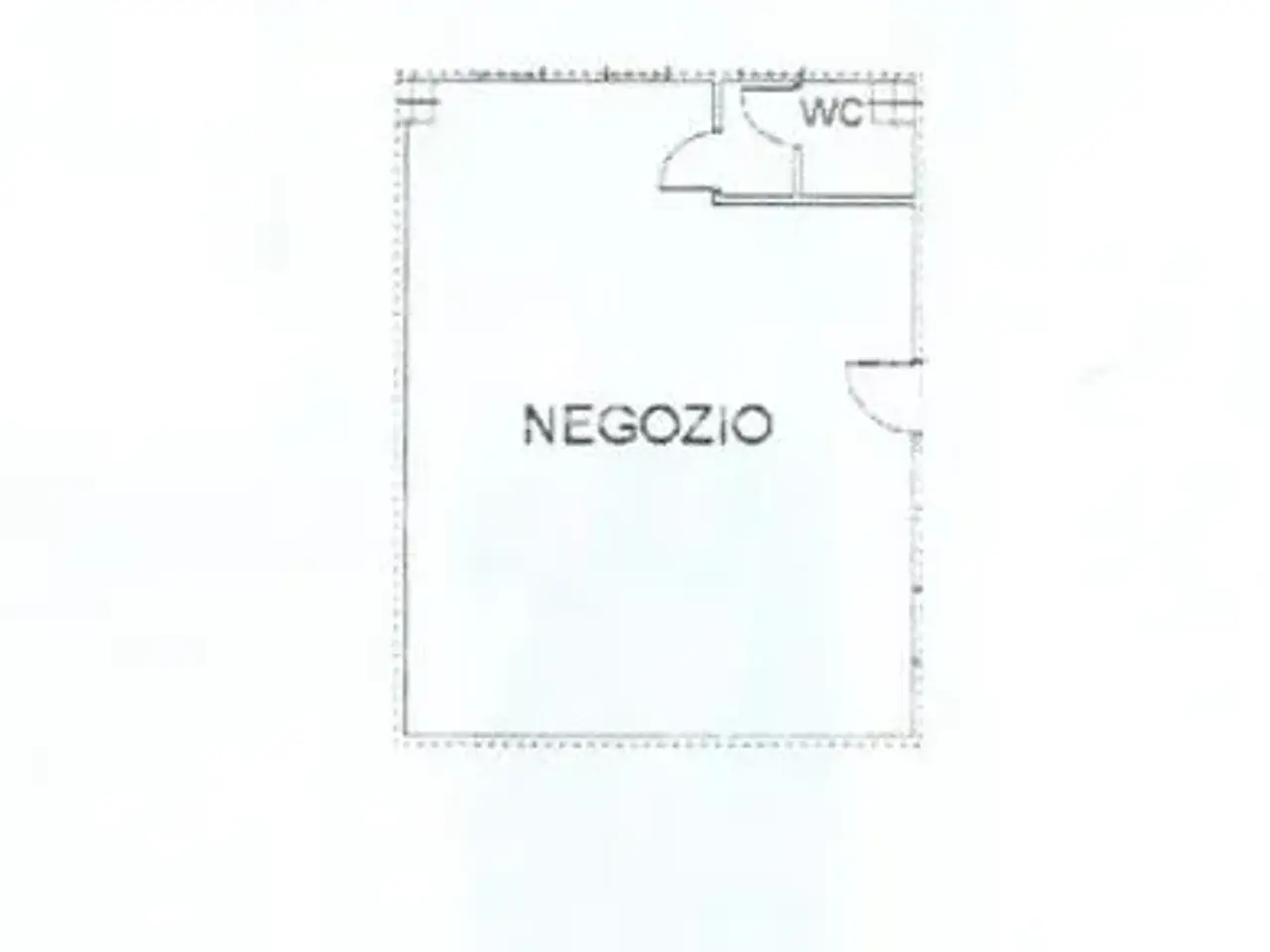 Negozio in Via Niccolò Machiavelli 1, Mogliano Veneto, {3} - Planimetria 1