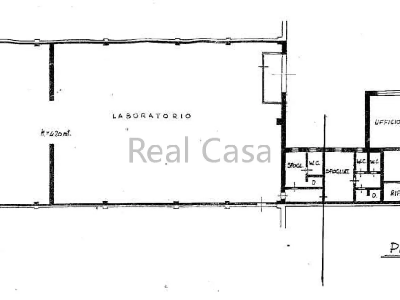 Capannone in Via Alfieri , Modena, {3} - Planimetria 1