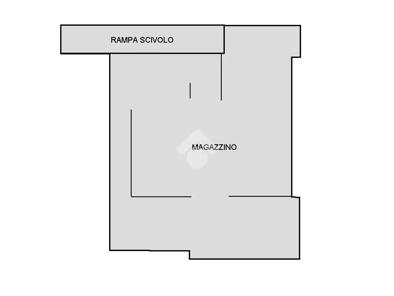 Capannone in Viale Cervignano del Friuli 18, Rimini, {3} - Planimetria 1