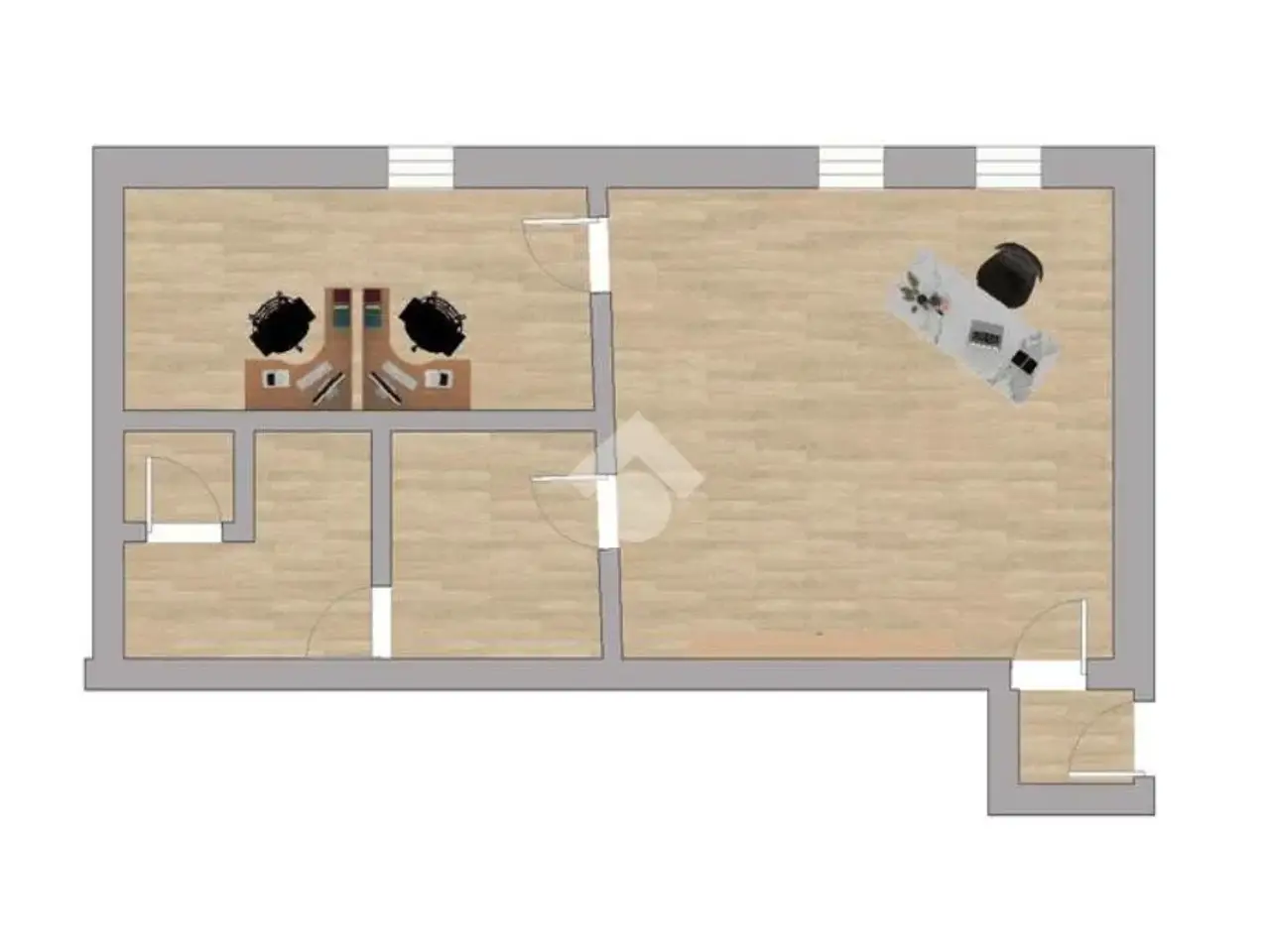 Ufficio in Via a. Diaz 37, Codogno, {3} - Planimetria 1