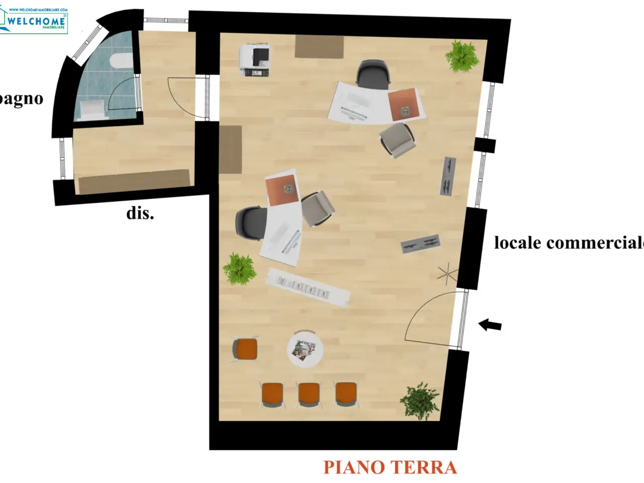 Negozio in , Quartu Sant'Elena, {3} - Planimetria 1