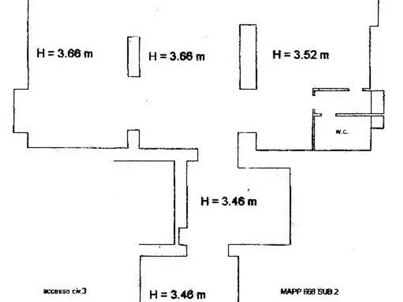 Palazzina commerciale in Via Pietro Cristofoli 27r, Genova, {3} - Planimetria 1