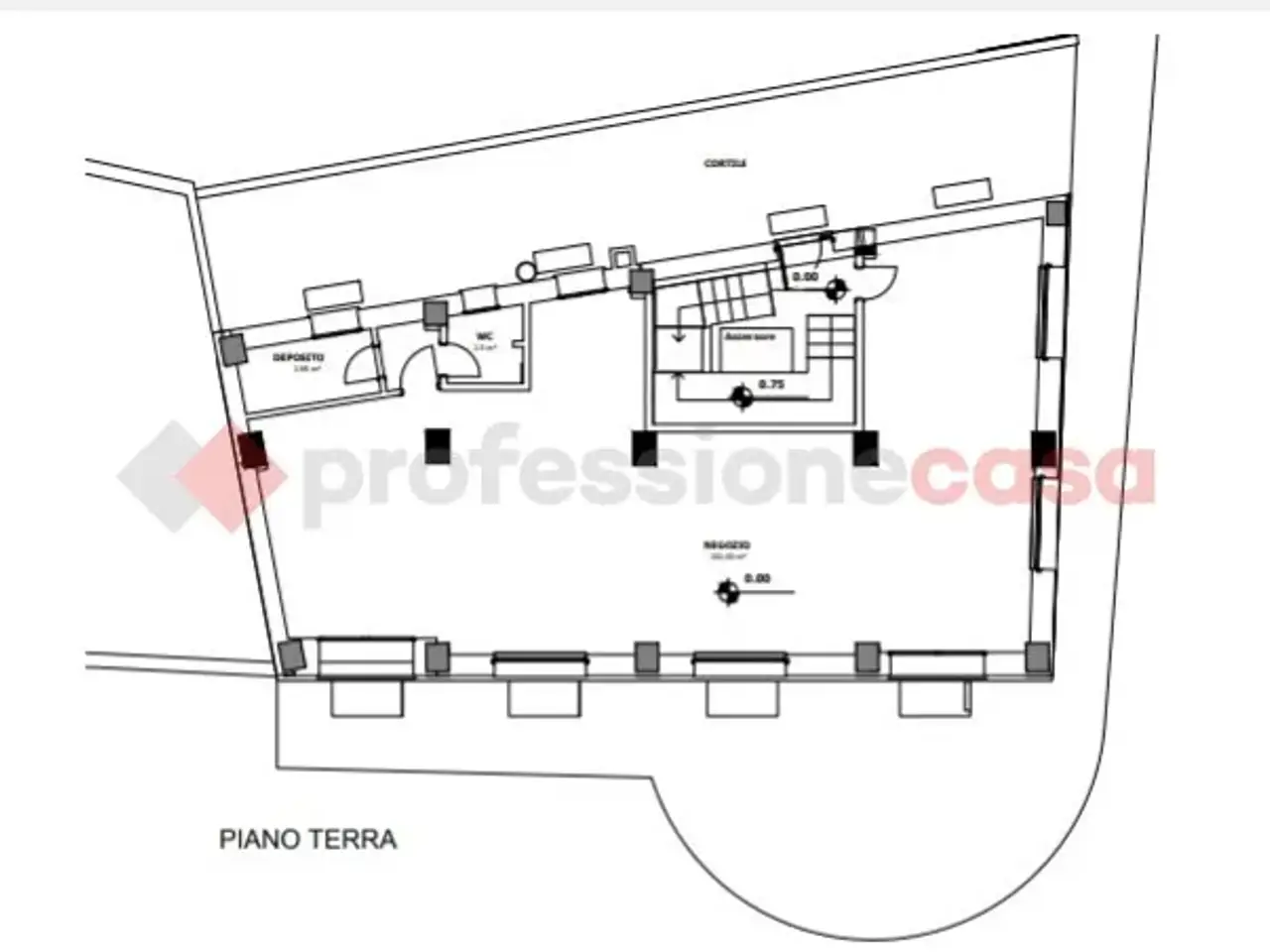 Negozio in Via Valeria Snc, Carsoli, {3} - Planimetria 1
