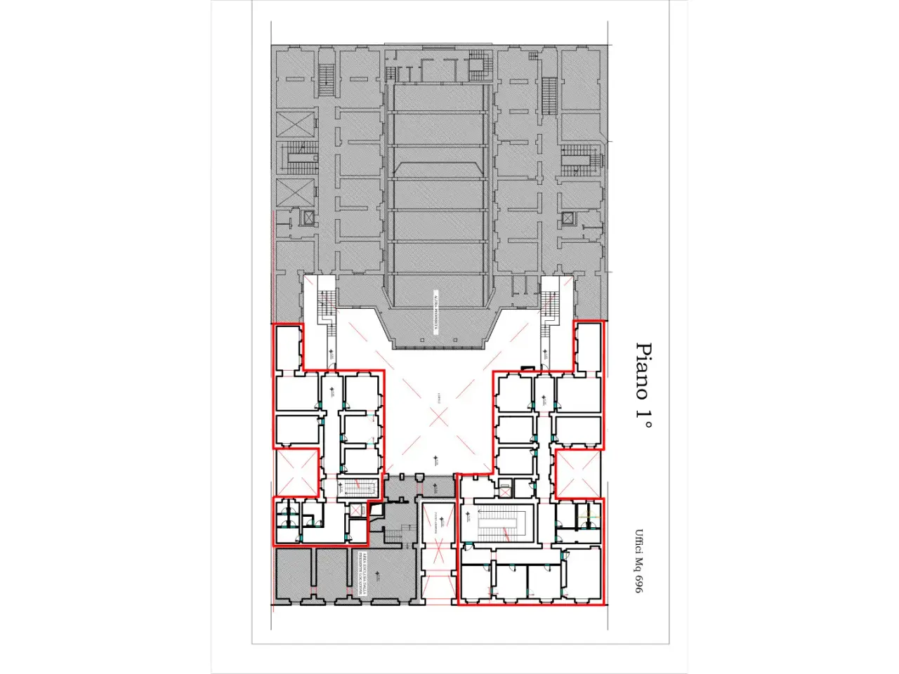 Ufficio in Via Nazionale 75, Roma, {3} - Planimetria 1