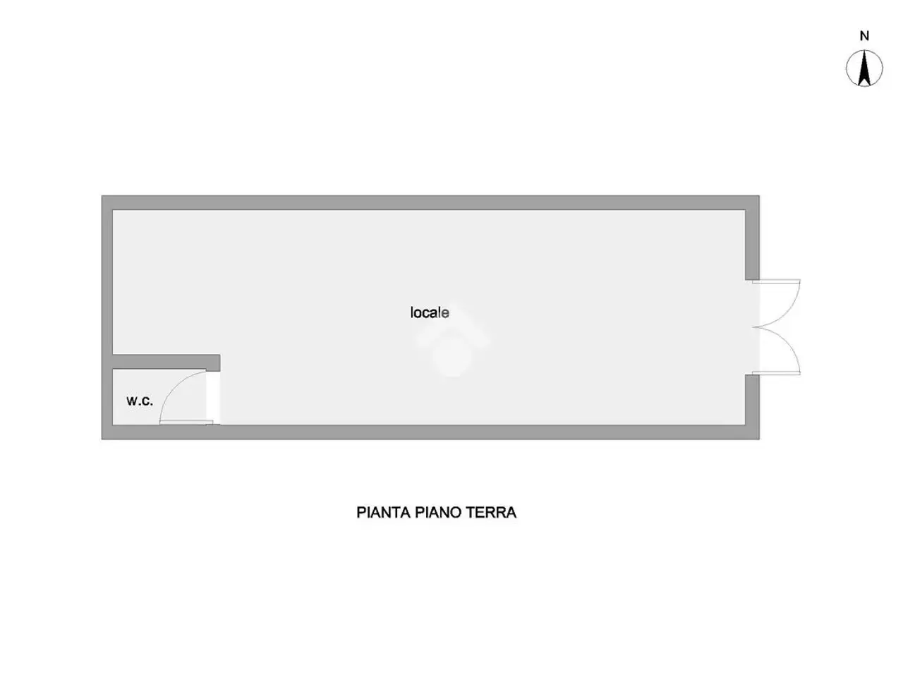 Negozio in Via Felicioni 7, Roseto Degli Abruzzi, {3} - Planimetria 1