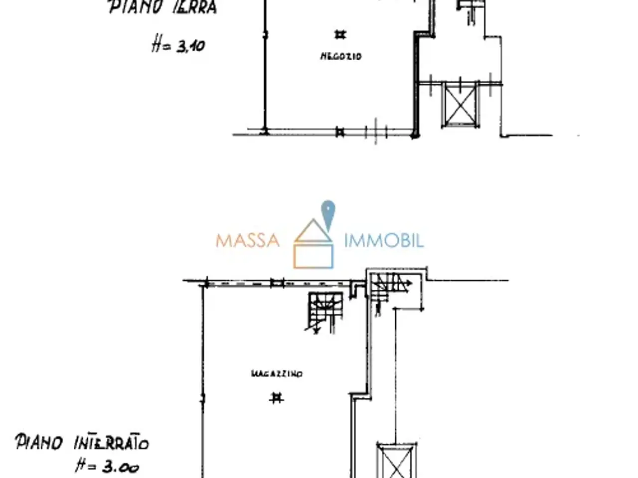 Ufficio in Via Dante Marchetti 12, Massa, {3} - Planimetria 1