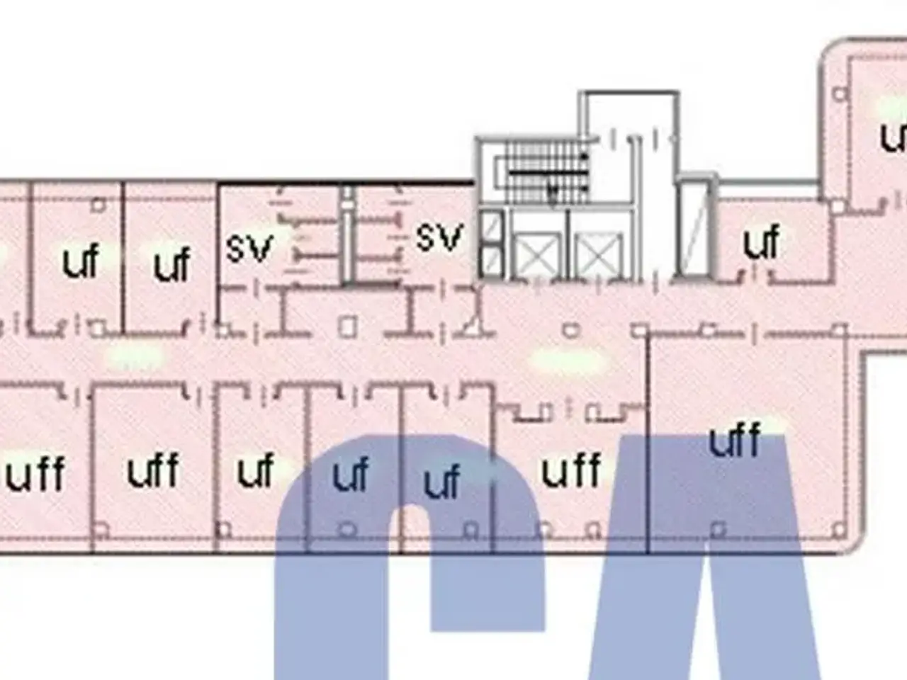 Ufficio in Via Fantoli Gaudenzio, Milano, {3} - Planimetria 1