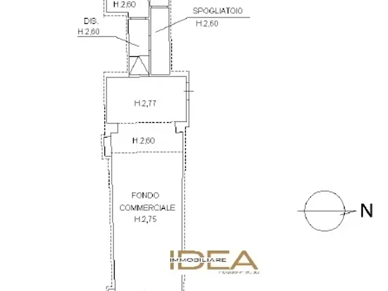 Palazzina commerciale in Via Borgo Giannotti, Lucca, {3} - Planimetria 1