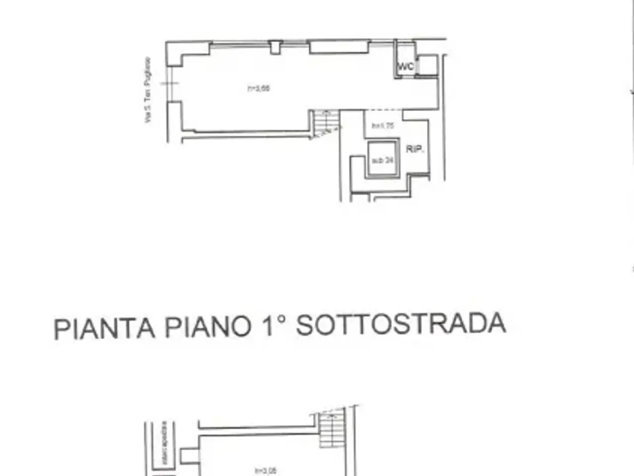 Negozio in Via Tenente Giuseppe Pugliese 6, Putignano, {3} - Planimetria 1