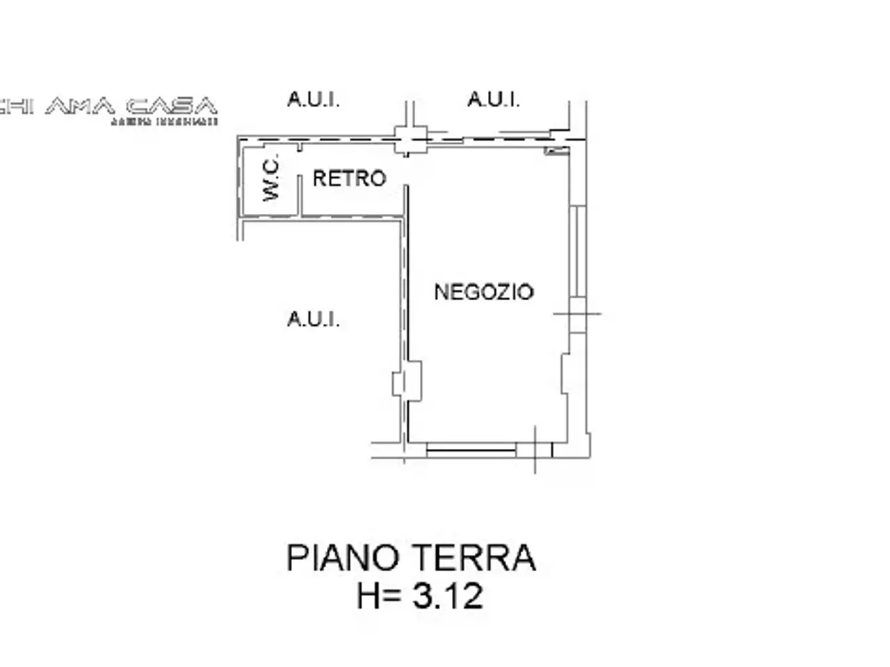 Negozio in , Riccione, {3} - Planimetria 1