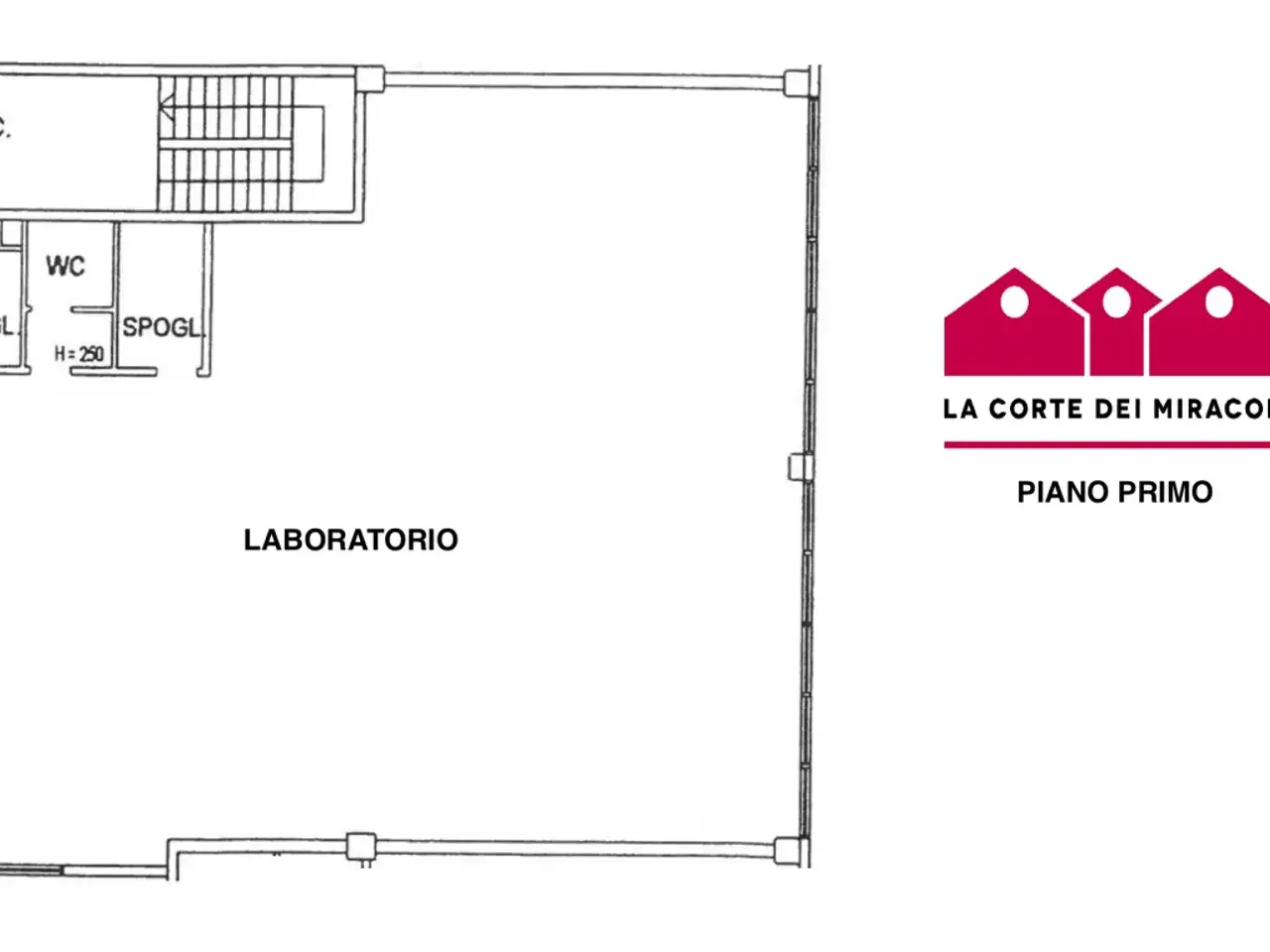 Laboratorio in Via Zamenhof, Vicenza, {3} - Planimetria 1