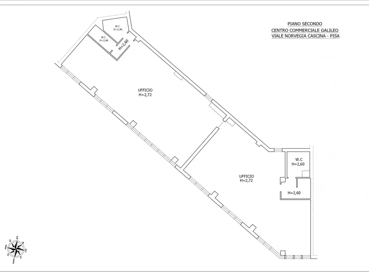 Ufficio in Via Norvegia 72, Cascina, {3} - Planimetria 1