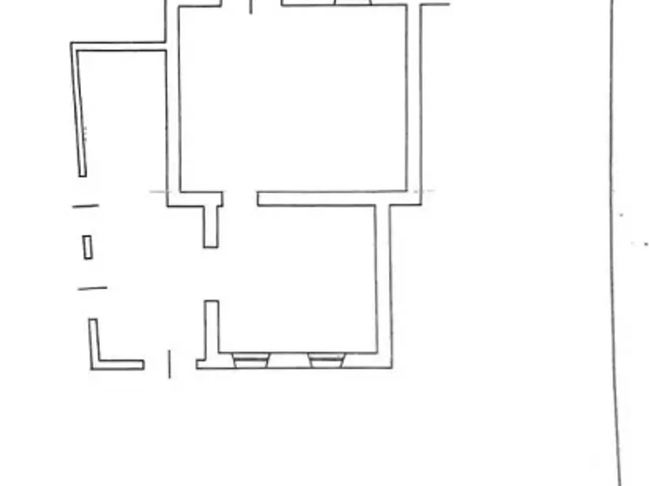 Negozio in Via del Lucarino, Roma, {3} - Planimetria 1