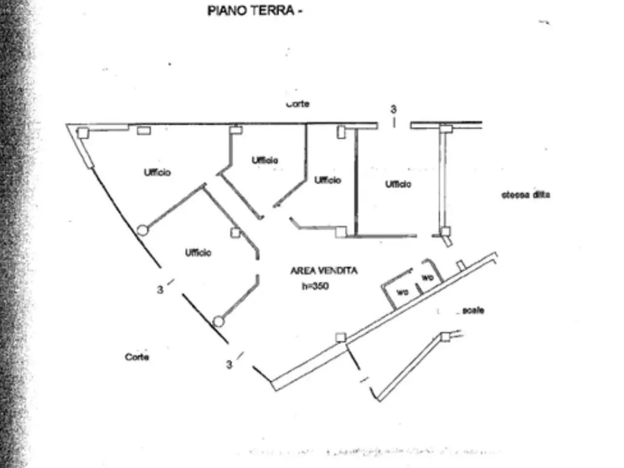Negozio in Via Pedro Alvares Cabral 32, Rende, {3} - Planimetria 1