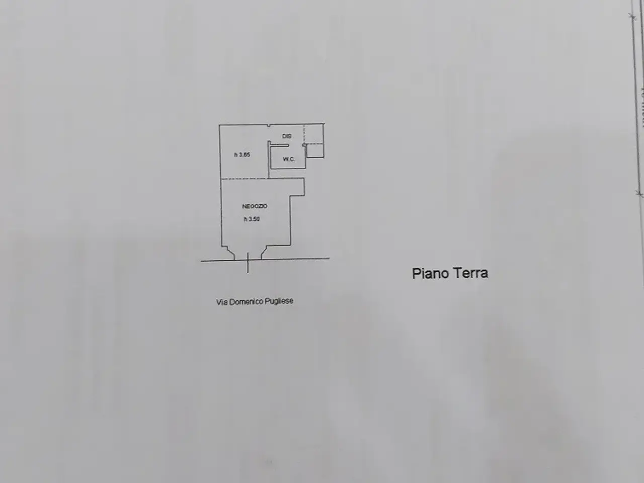 Bilocale in vendita, Via Domenico Pugliese, Ortona - Planimetria 1