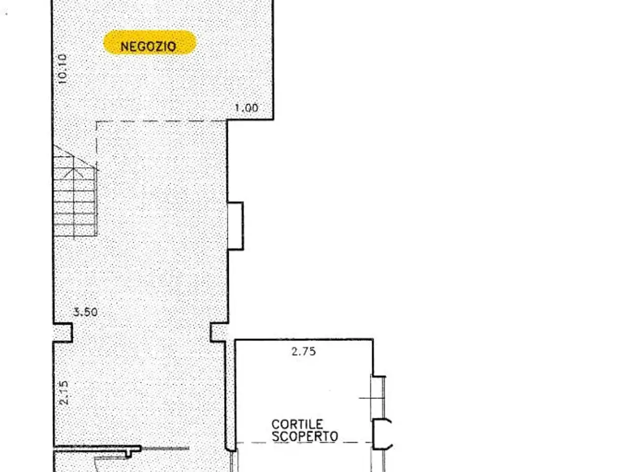 Negozio in Vico dei Cogorno, Chiavari, {3} - Planimetria 1