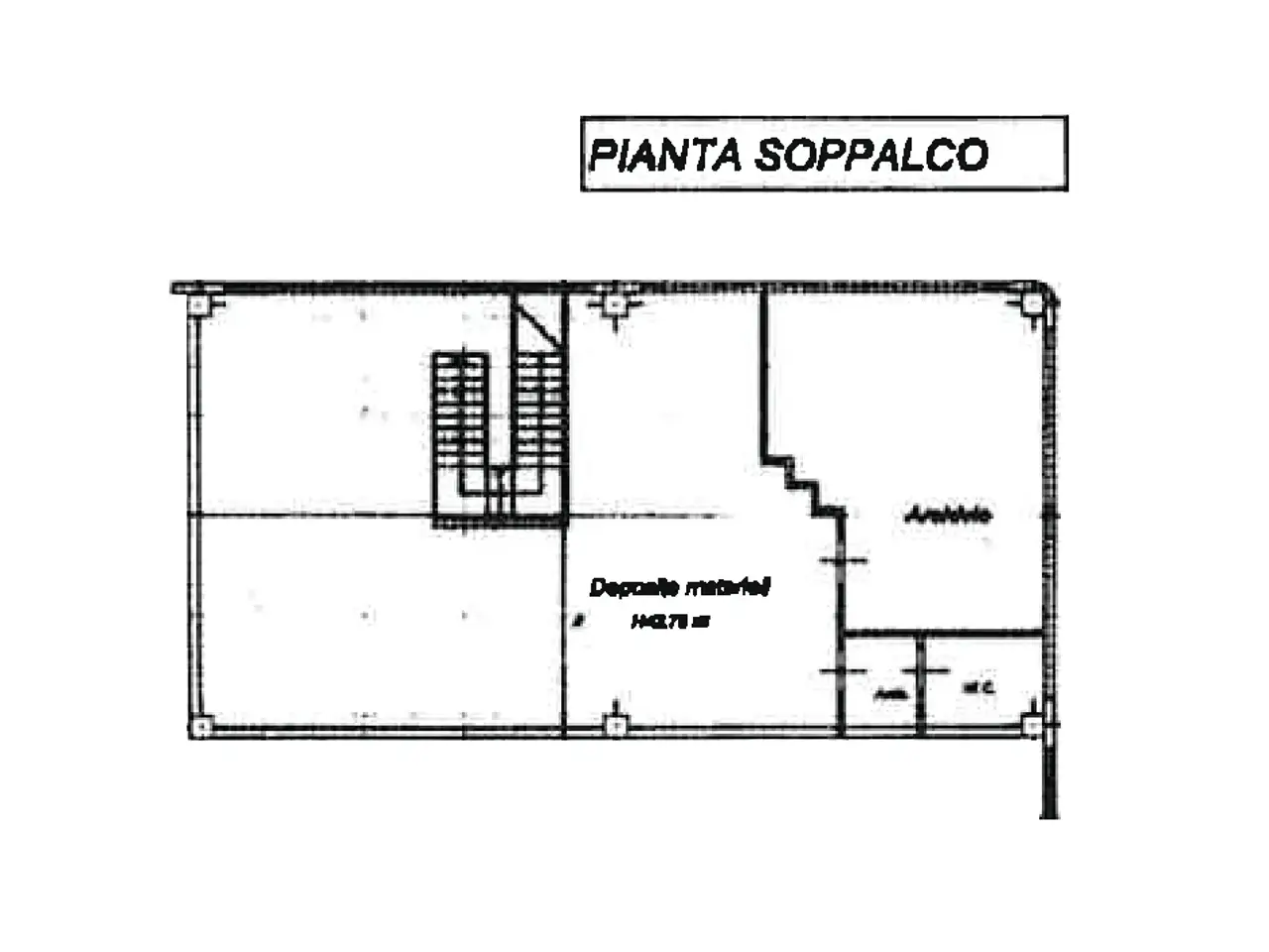 Capannone in Ia Torino 7, Vicopisano, {3} - Planimetria 1