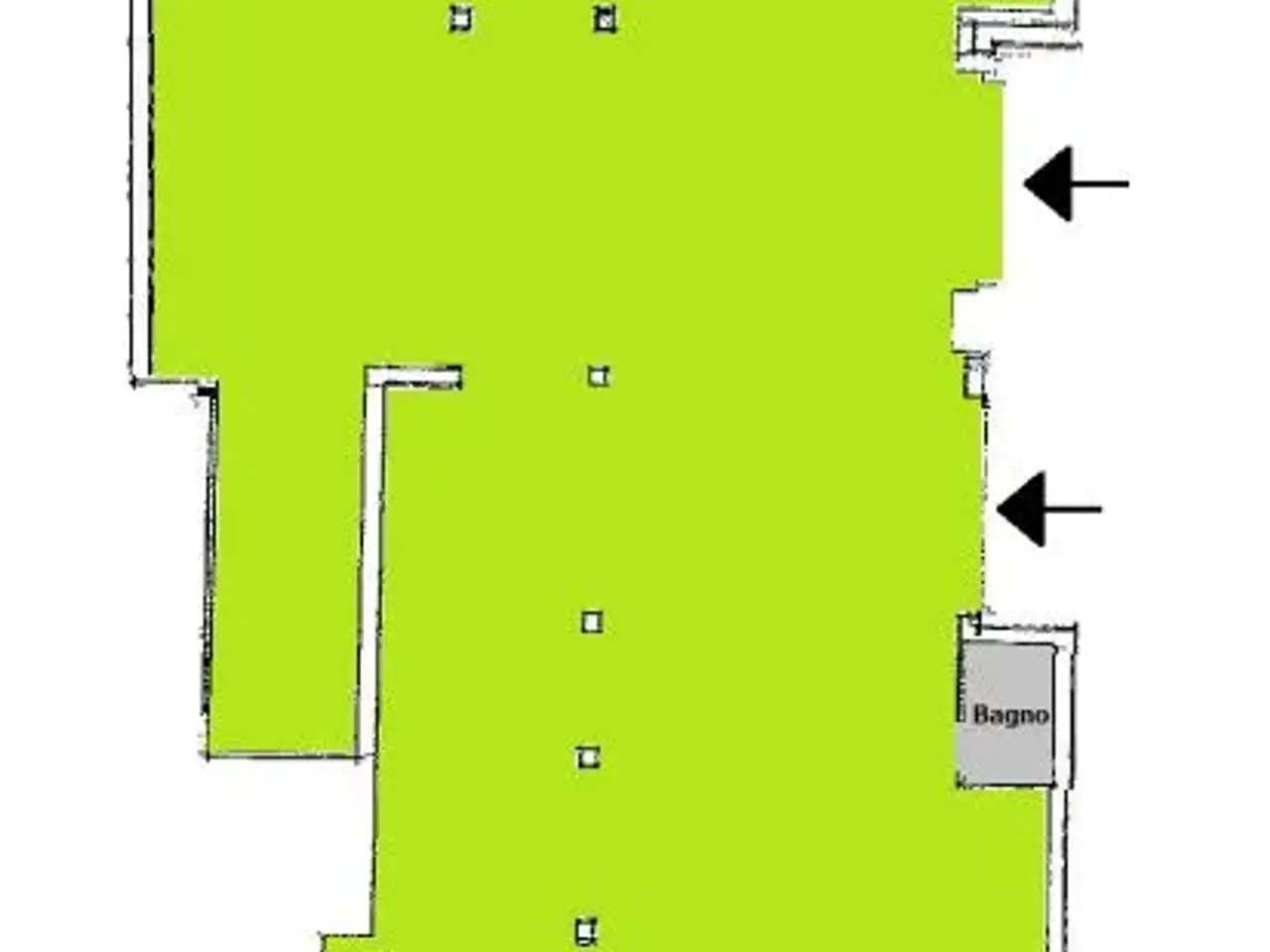 Magazzino in Via Baracca, Prato, {3} - Planimetria 1