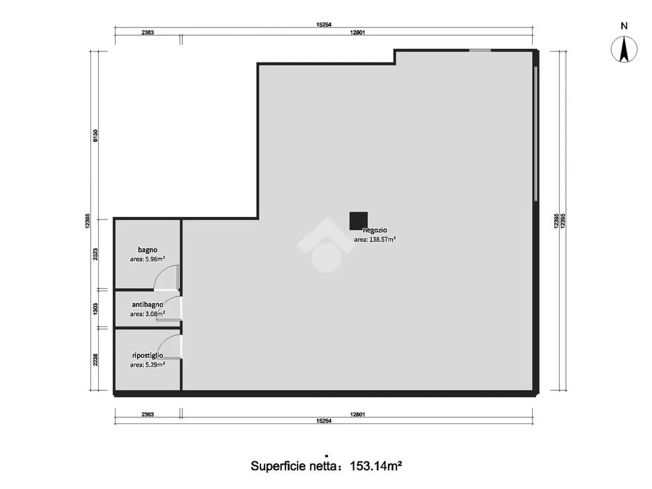 Negozio in Via Giuseppe Verdi 37, Gardone Val Trompia, {3} - Planimetria 1