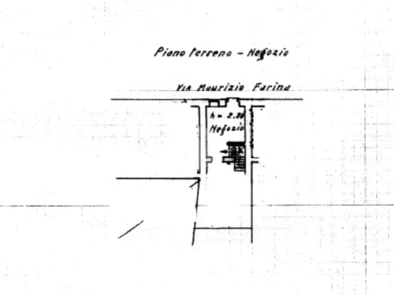 Negozio in Via Maurizio Farina 52, Rivarolo Canavese, {3} - Planimetria 1