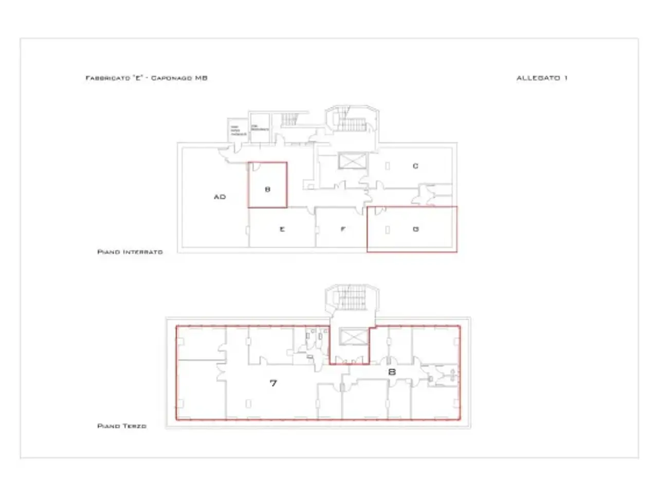 Ufficio in Viale dell'Industria 17, Caponago, {3} - Planimetria 1