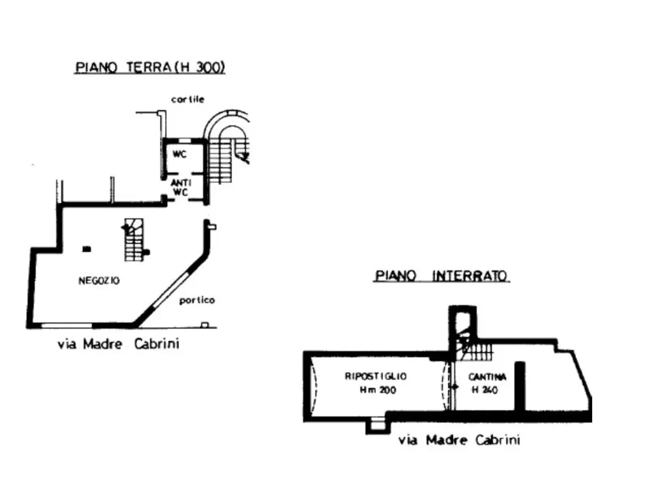 Negozio in Via Cabrini 35, Sant'Angelo Lodigiano, {3} - Planimetria 1
