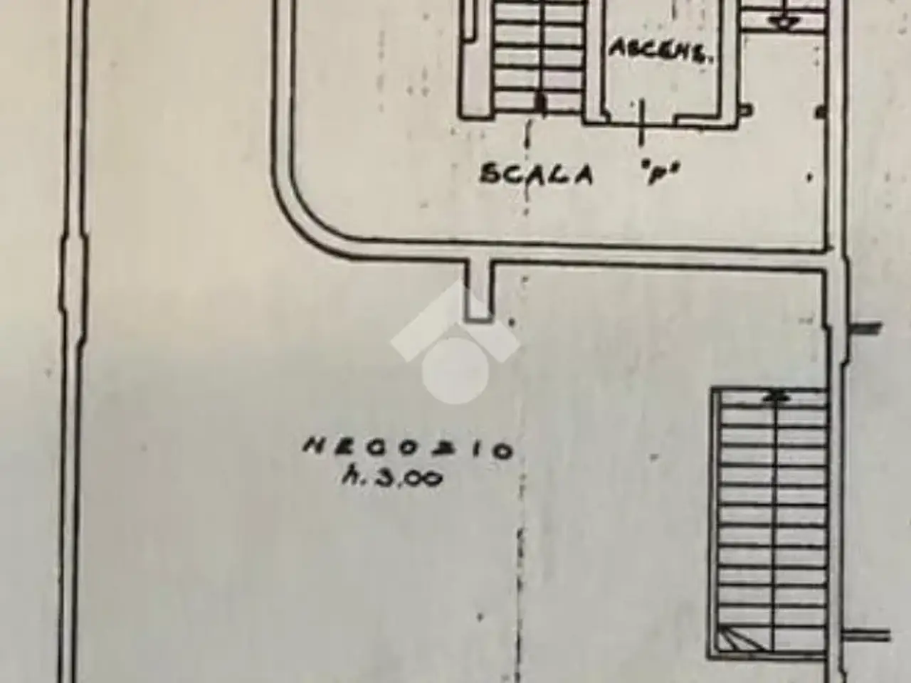 Negozio in Via Albertino da Corona, Treviso, {3} - Planimetria 1